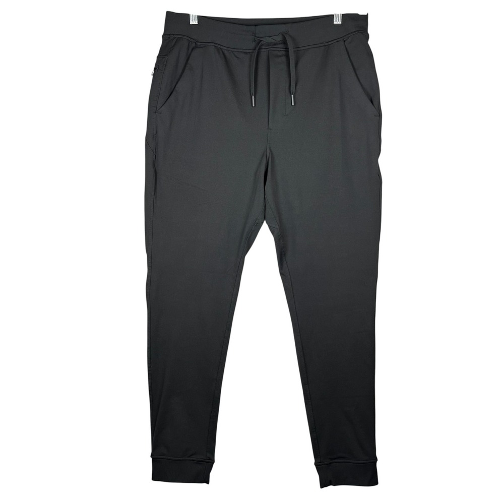 BIRDDOGS Men Size XL Black Joggers Sweatpant Pink Liner Lounge Athletic Pockets‎